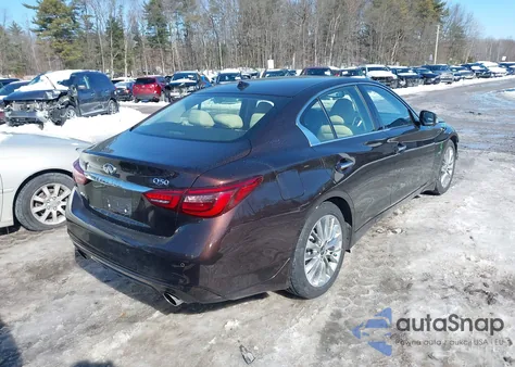 2020 Infiniti Q50 Luxe Awd z USA, uszkodzony, nr VIN JN1EV7AR2LM252975